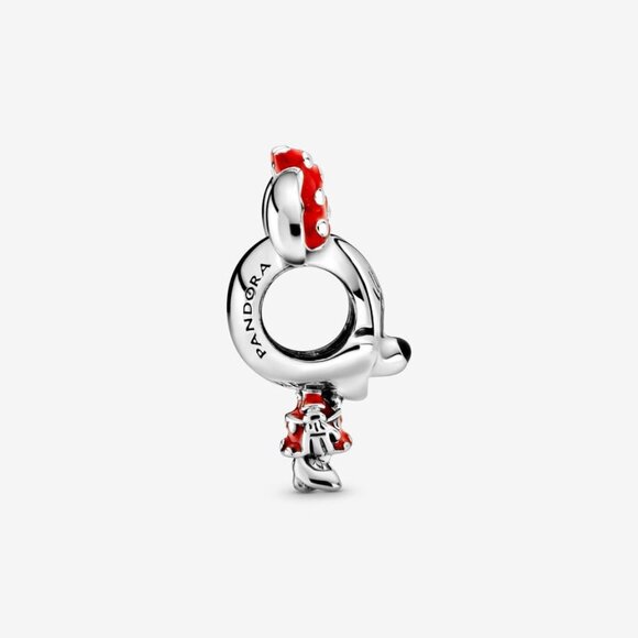 Disney Minnie sterling silver charm with red and black enamel - Picture 6 of 8
